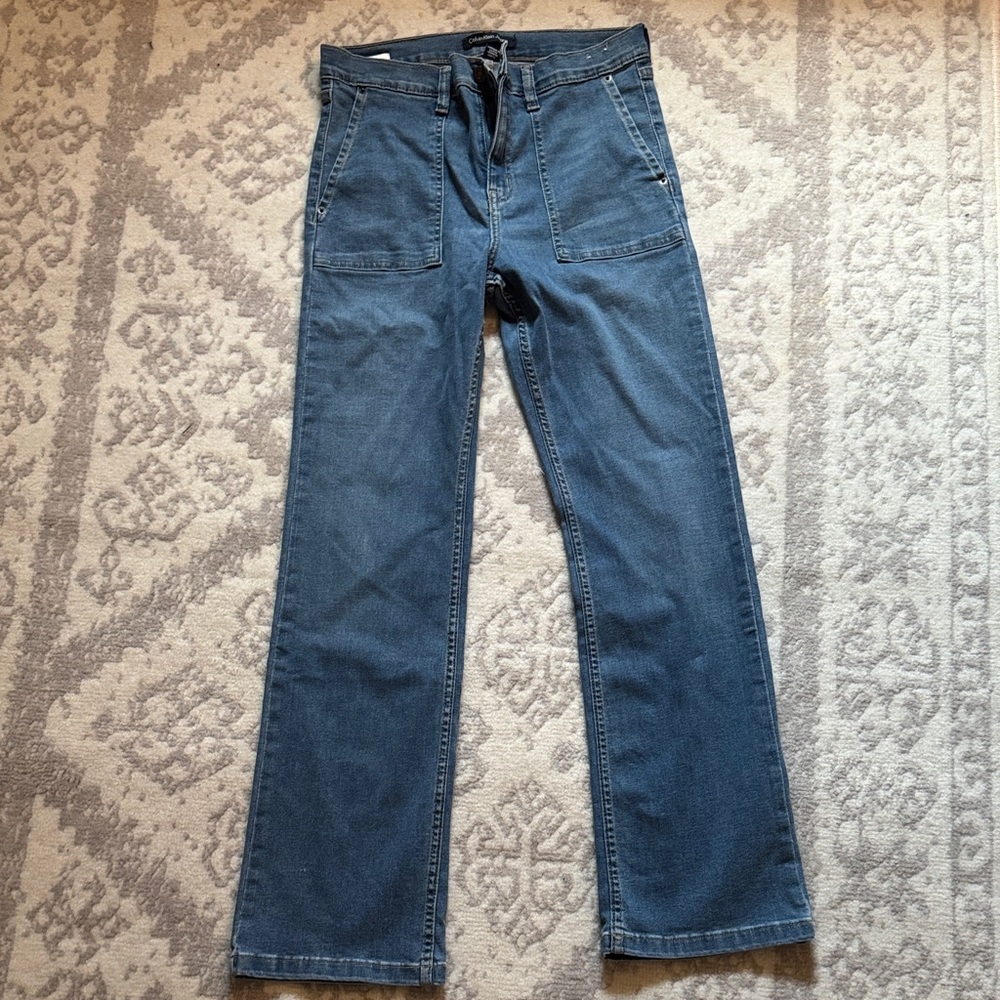 Calvin Klein Jeans Men's Bootcut in Classic Blue